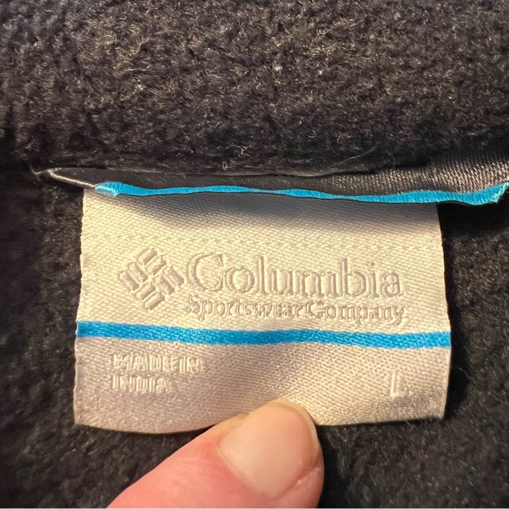 Men’s Columbia Fleece Jacket, Large - Picture 2 of 2